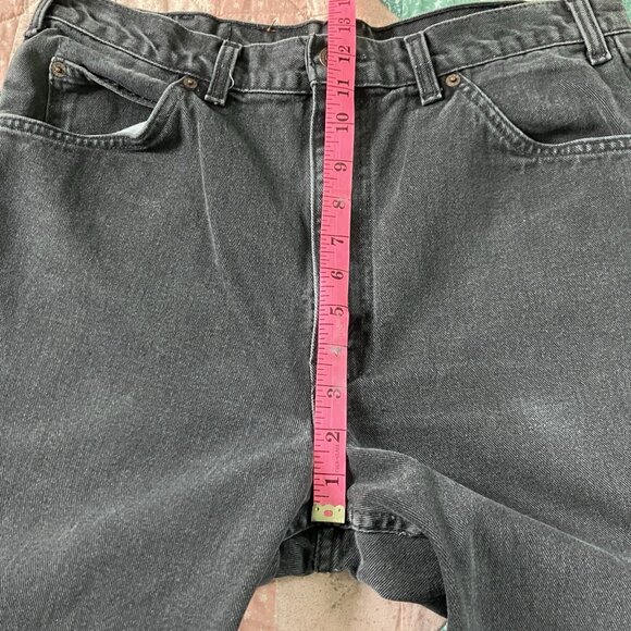 Vintage Levi’s Jeans Mens 36x32 Black 5061903190 Straight Leg Orange Tab Canada - Picture 9 of 10